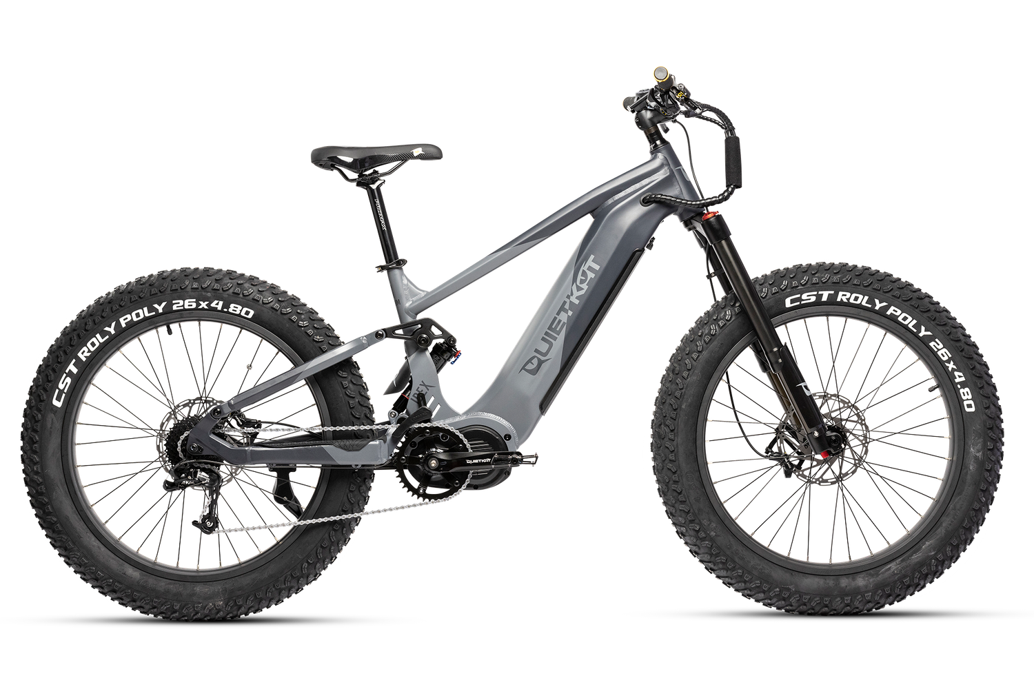 QuietKat Ibex, Color: Smoke, Size: 17&quot;