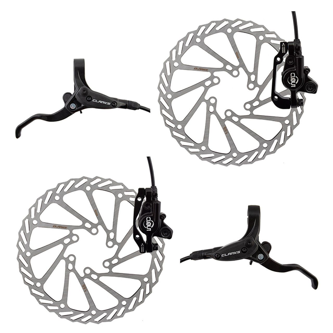 BRAKE DISC CLK CLOUT-1 HYD FT w/LVR 160 BK