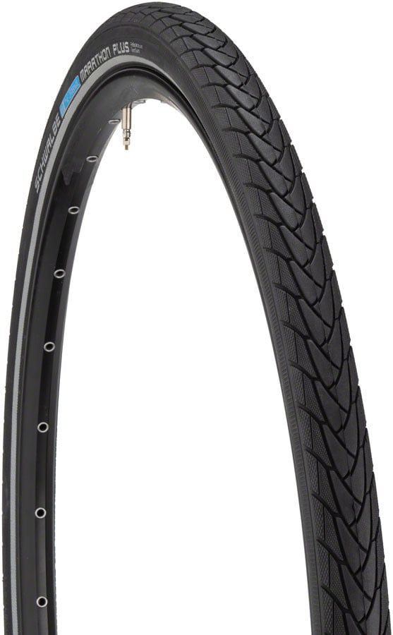 Schwalbe Marathon Plus Tire - 700 x 38 Clincher Wire Black/Reflective Performance Line