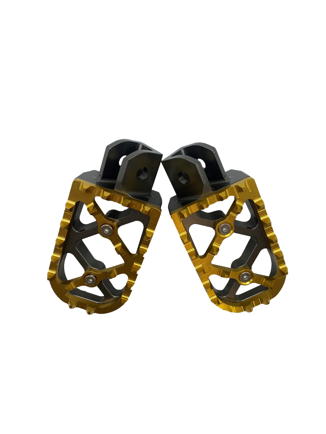 EBMX Premium Foot Pegs and Brace Bundle - Gold