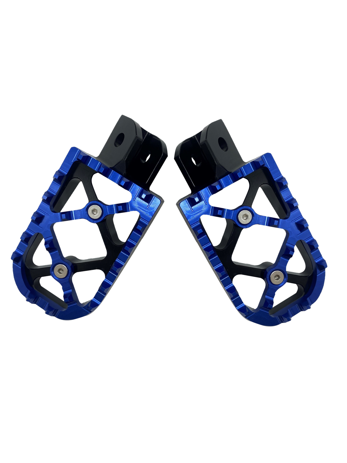 EBMX Premium Foot Pegs and Brace Bundle - Blue