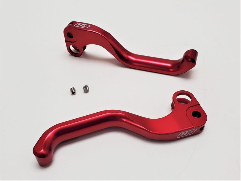 Warp9 Red OEM Brake Lever Replacement Set Left and Right - Segway/Talaria/Sur-Ron