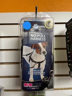 Freedom Harness and Leash Black 5/8&quot; XSmall