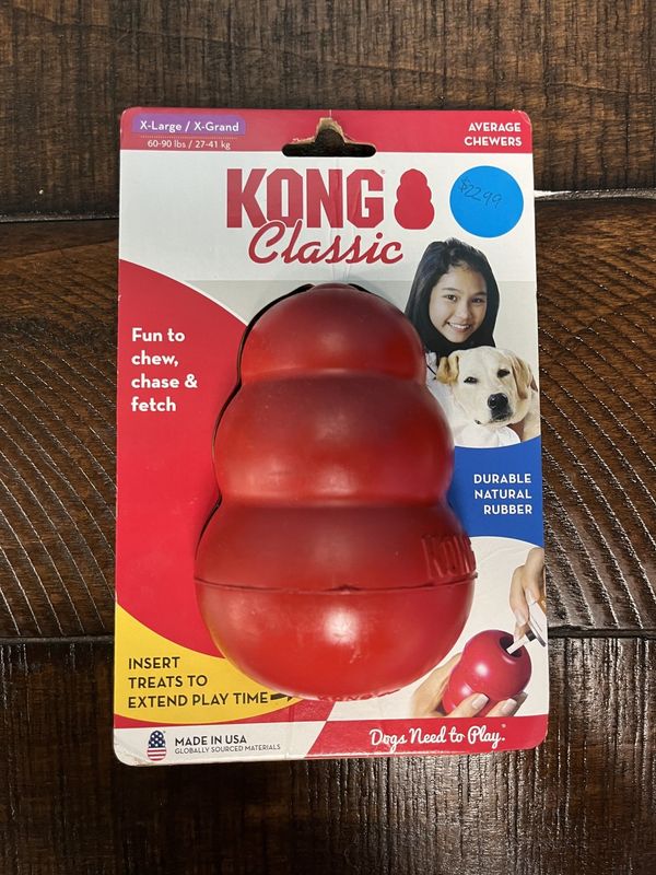 KONG D CLASSIC RED XL