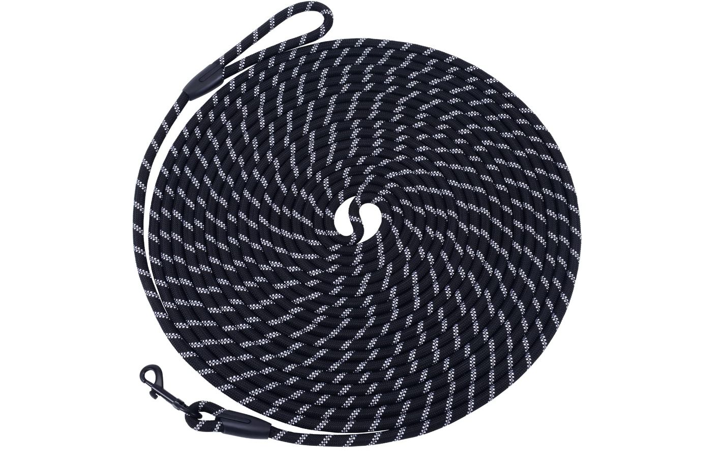 Hi Kiss Black 50ft Backyard Dog Leash