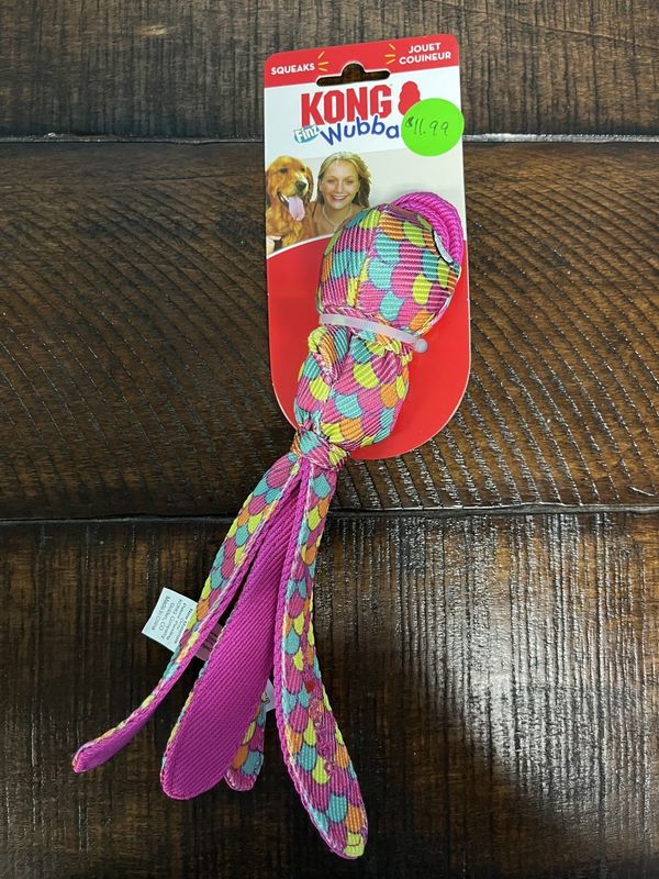 Kong Wubba Finz Pink Small