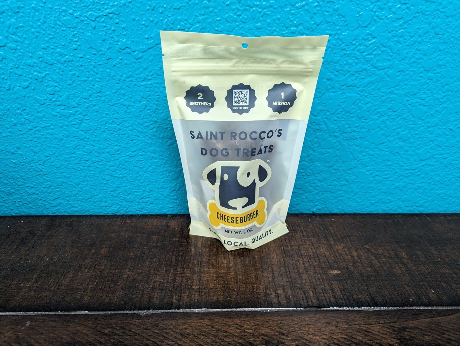 Saint Rocco&#39;s Dog Treats Cheeseburger 8oz
