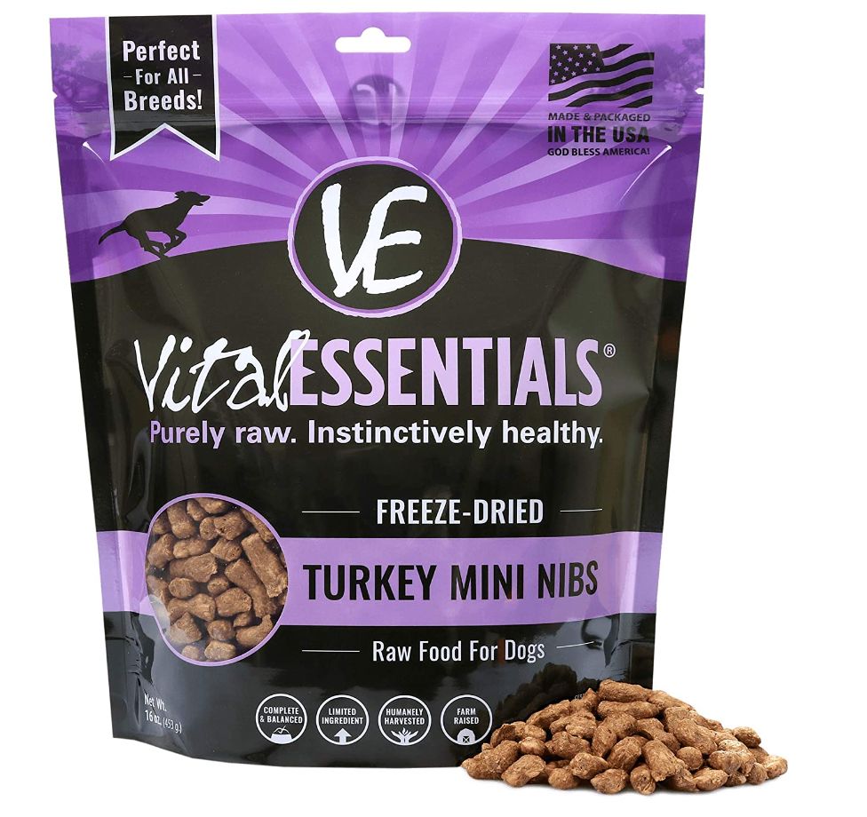 Vital Essentials Freeze Dried Turkey Mini Nibs 14oz