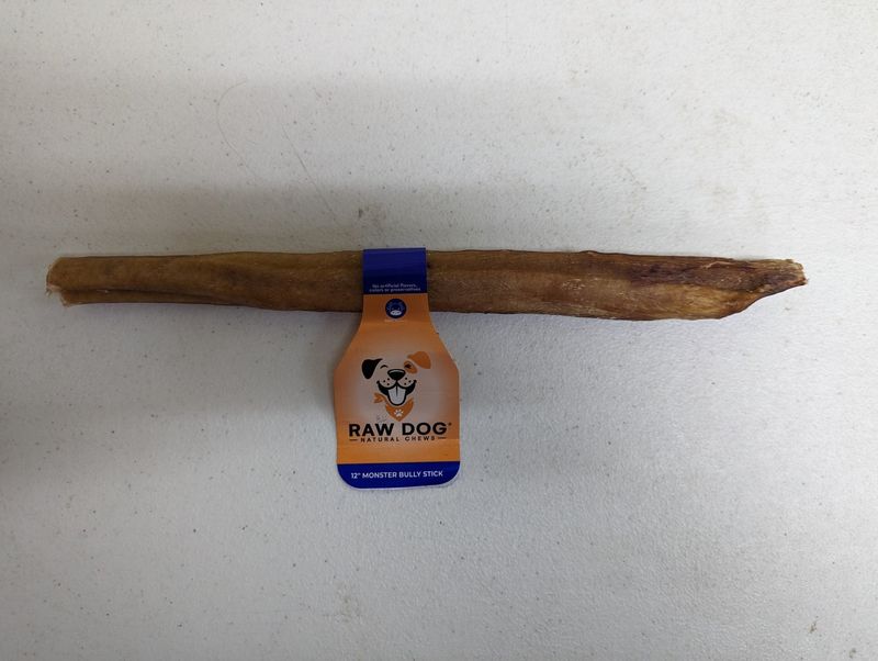 Raw Dog Chews 12 inch Monster Bully Stick