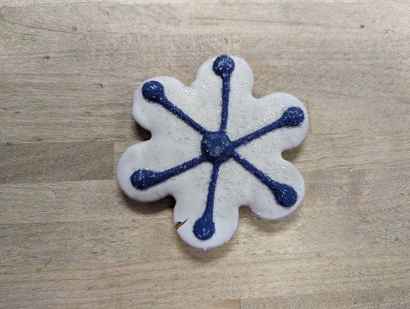 Cookie03 - Snowflake Winter Christmas Cookie