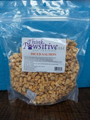 Think Pawsitive Diced Salmon 12oz