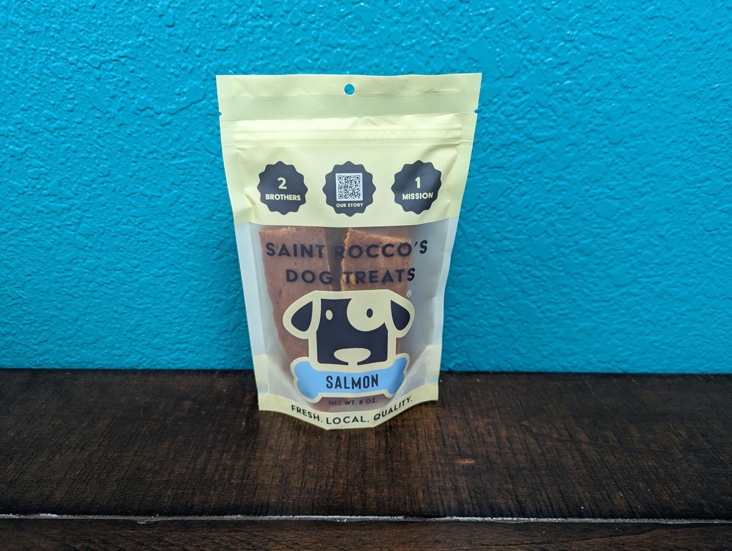 Saint Rocco&#39;s Dog Treats Salmon 8oz