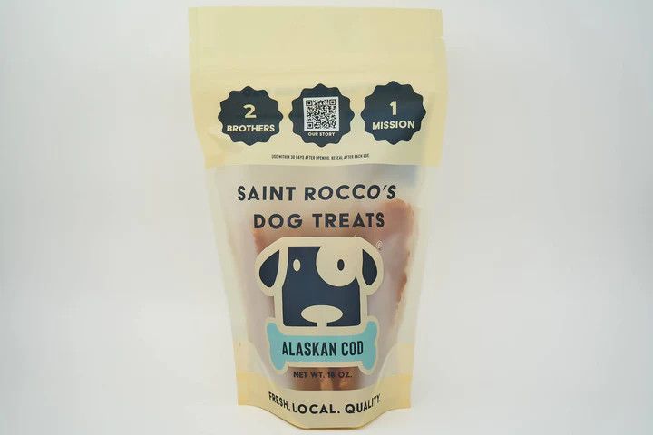 Saint Rocco&#39;s Dog Treats Alaskan Cod 8oz