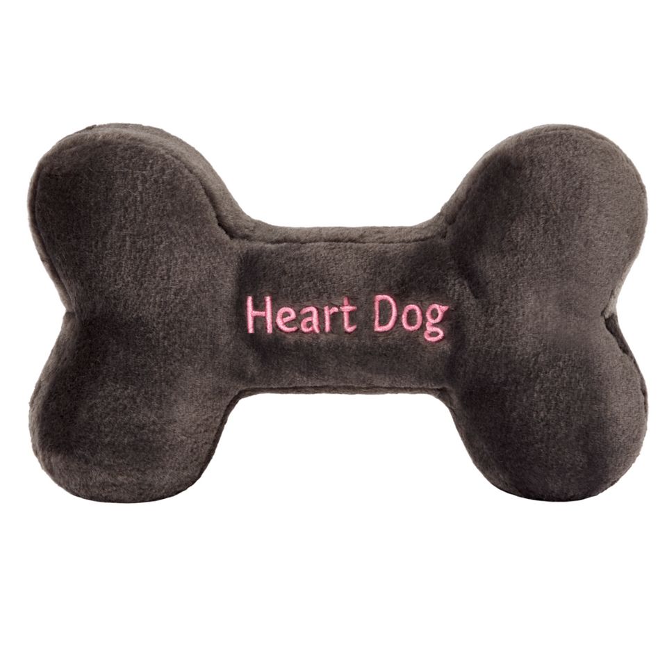 Fluff &amp; Tuff Heart Dog Bone