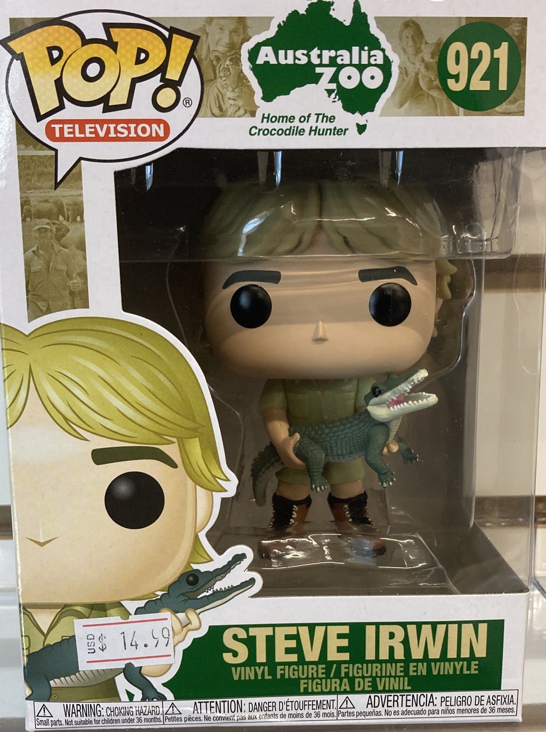 Funko Pop 921 Steve Irwin