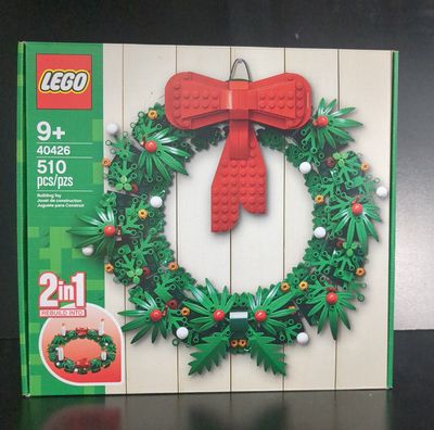 Lego 40426 2-In-1 Holiday Wreath with Big Red Bow