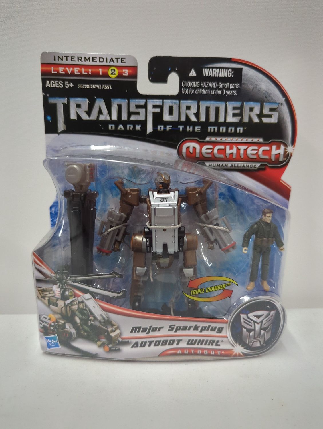 Transformers Dark of the Moon Figure Mechtech Human Alliance Major Spark Plug Autobot World