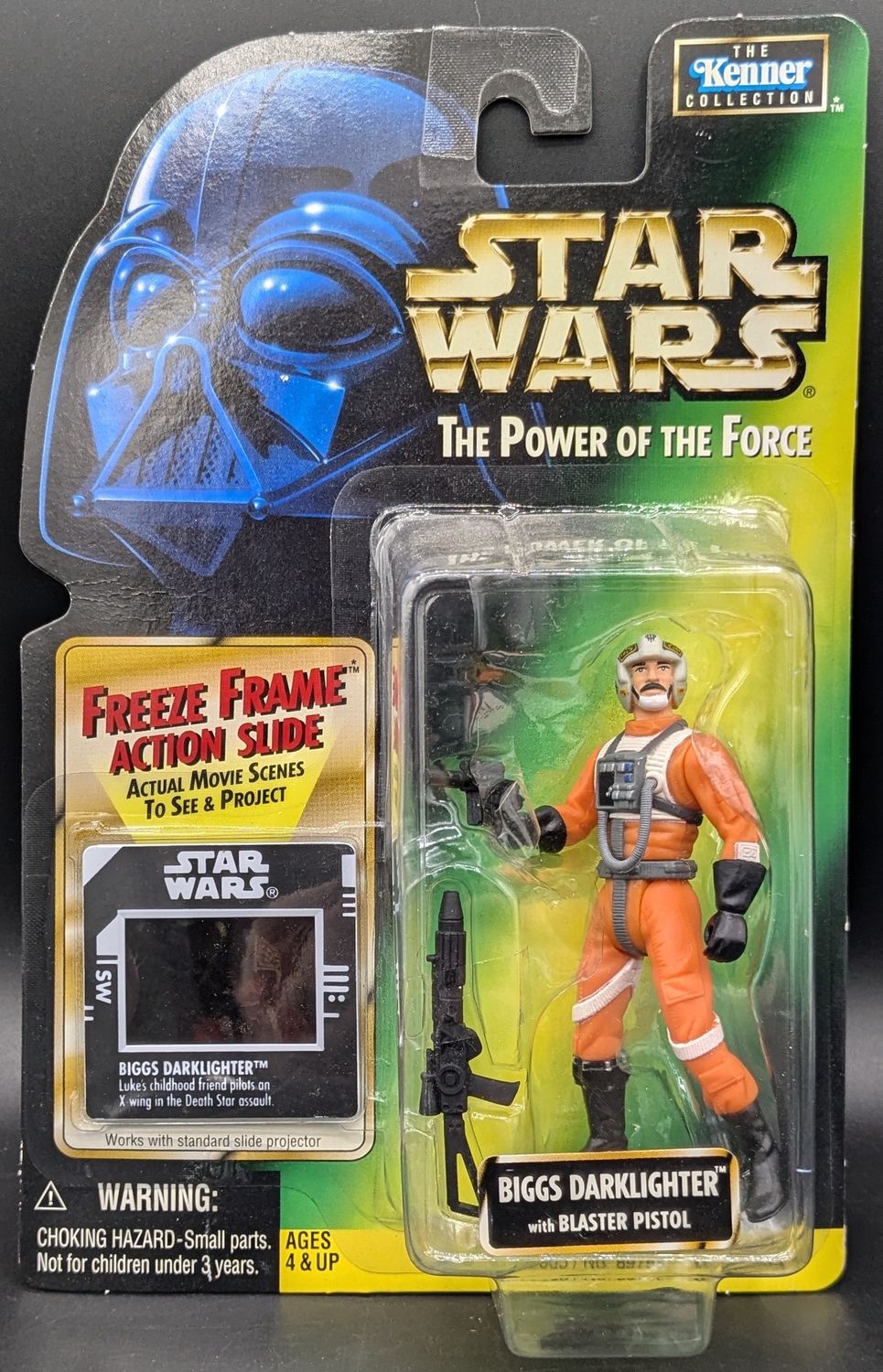 Star Wars the power of the force green card Biggs darklighter Figure