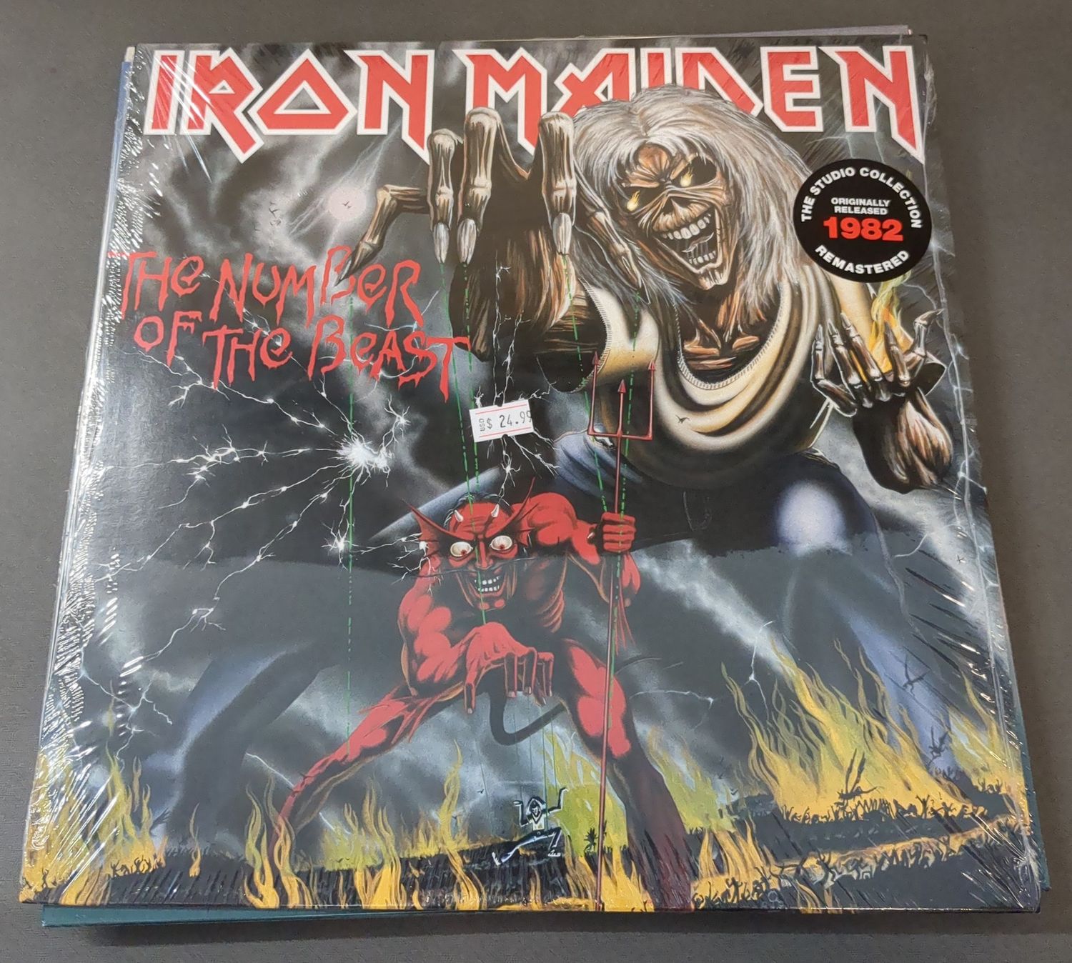Vinyl Record Iron Maiden The Number of the Beast