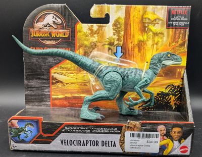 Jurassic World Velociraptor Delta Figure