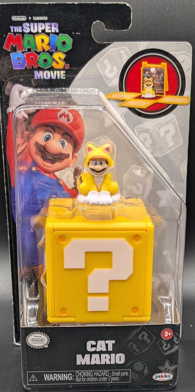 Super Mario Bros Movie Cat Mario Figure
