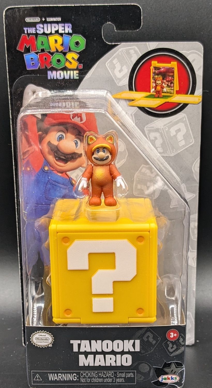 Super Mario Bros Movie Tanooki Mario Figure