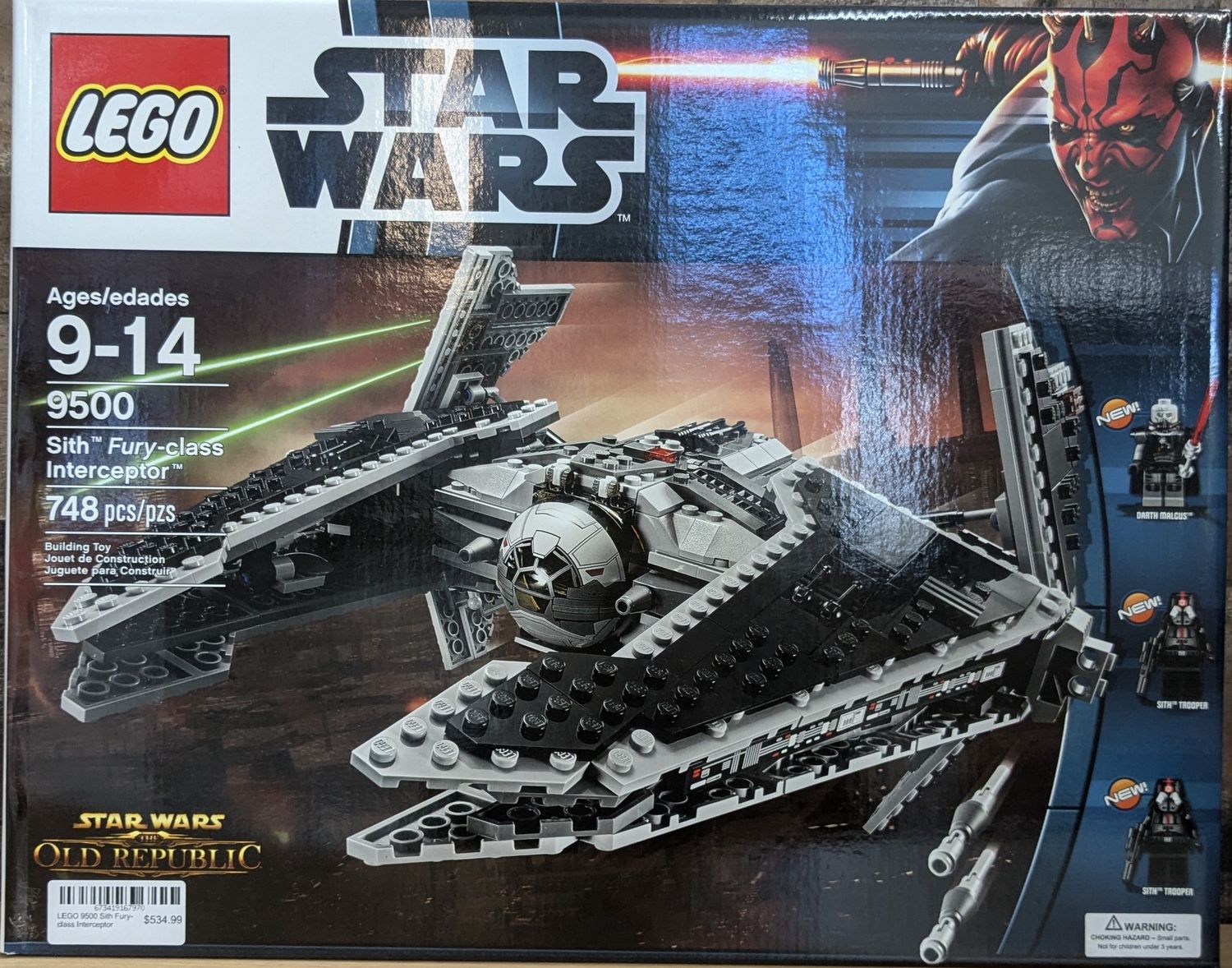 Lego 9500 Sith Fury-Class Interceptor