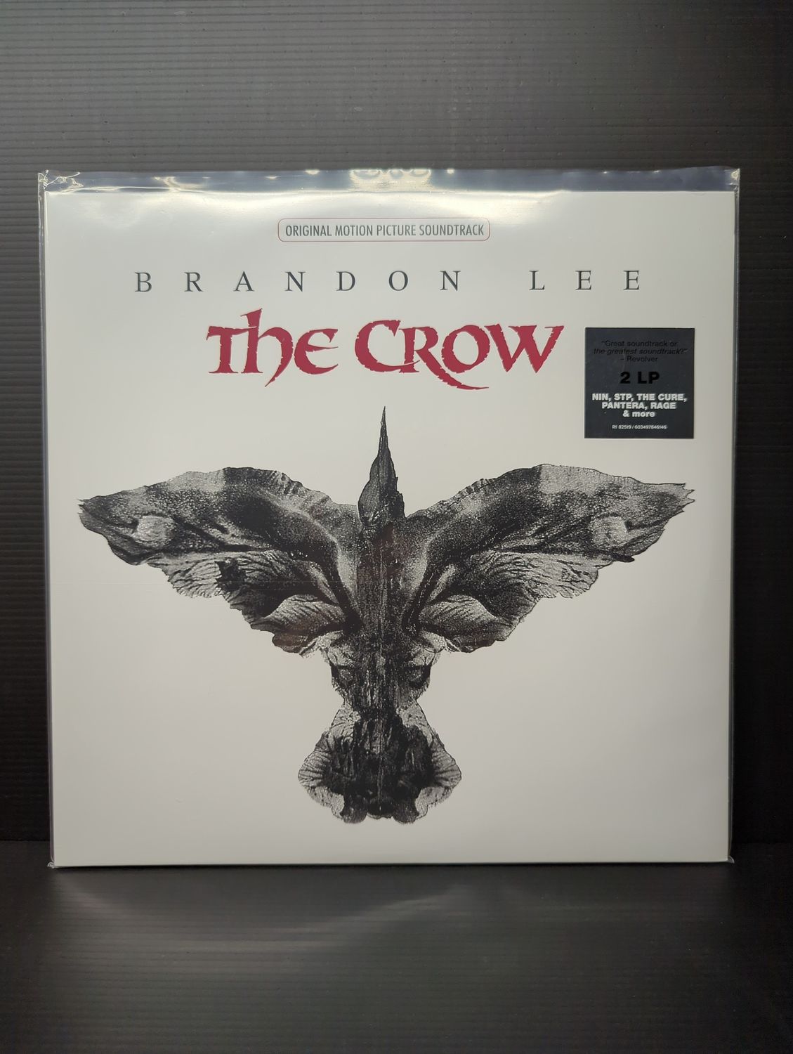 VINYL RECORD BRANDON LEE THE CROW ORIGINAL MOTION PICTURE SOUNDTRACK 2 LP