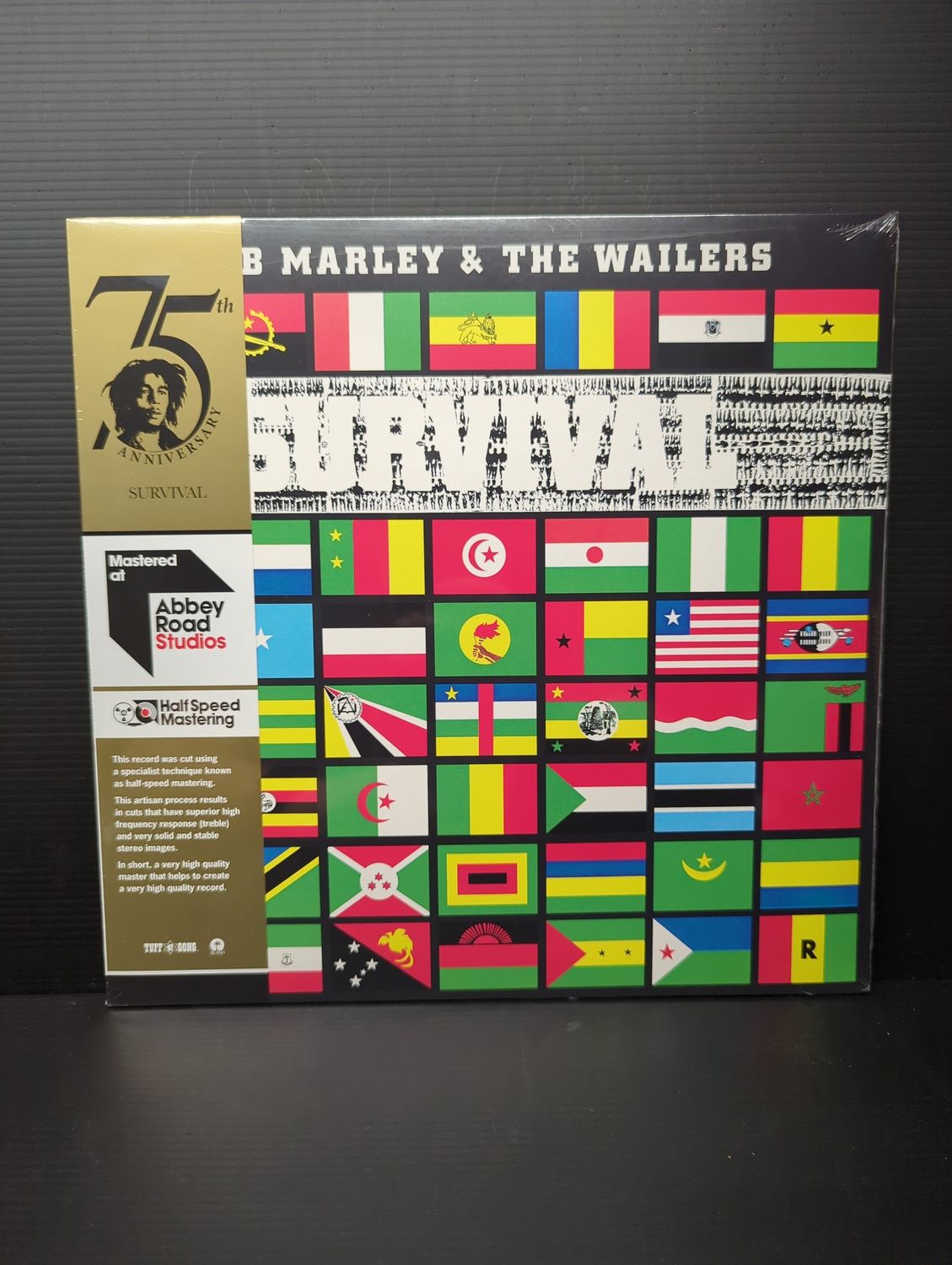 VINYL RECORD BOB MARLEY AND THE WAILERS SURVIVAL
