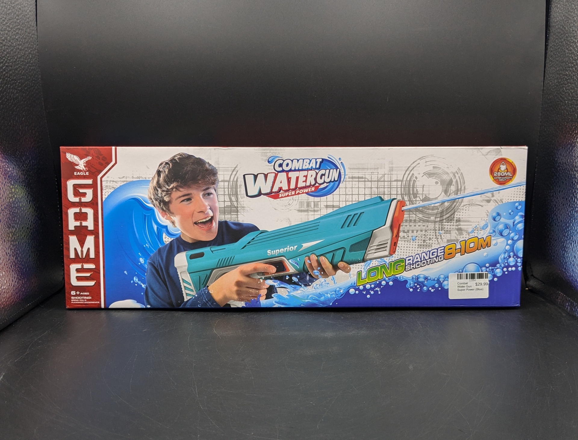 Combat Water Gun Super Power (Blue)
