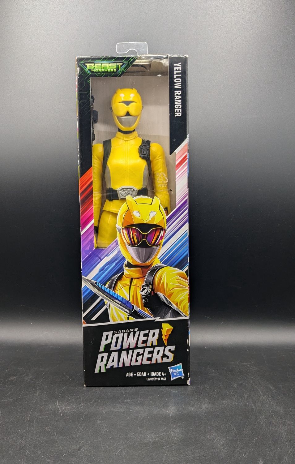 Power rangers beast morphers yellow ranger Figure