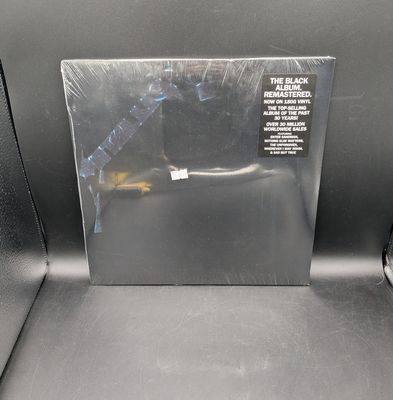 Vinyl Record Metallica The Black Album Remastered
