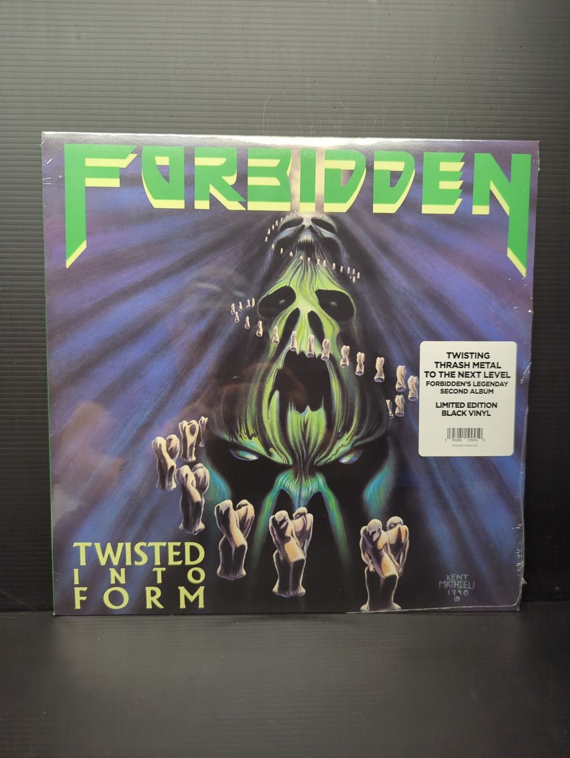 Vinyl Record Forbidden Twisted Into Form Limited Edition Black Vinyl