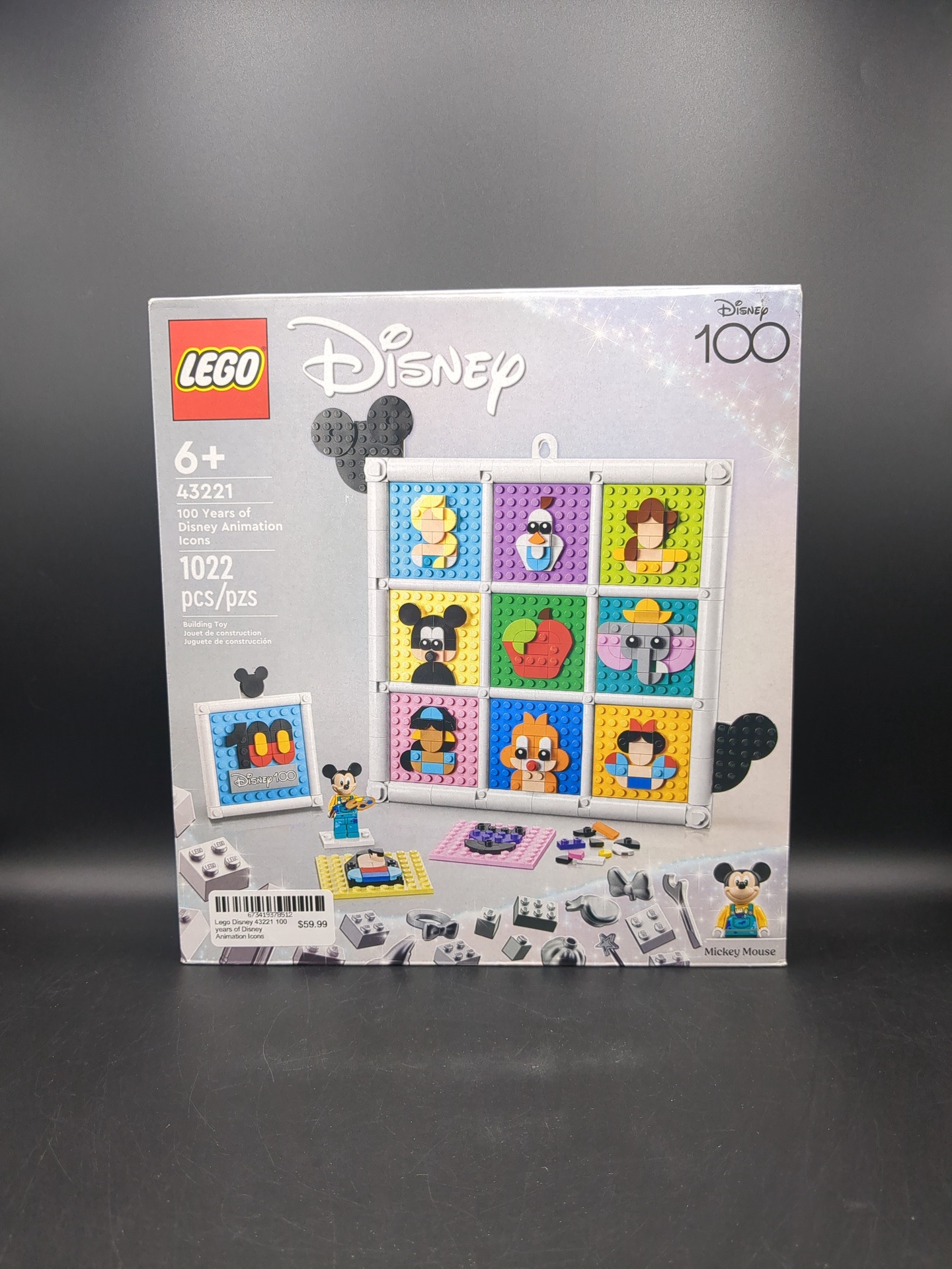 Lego Disney 43221 100 Years Of Disney Animation Icons 2023