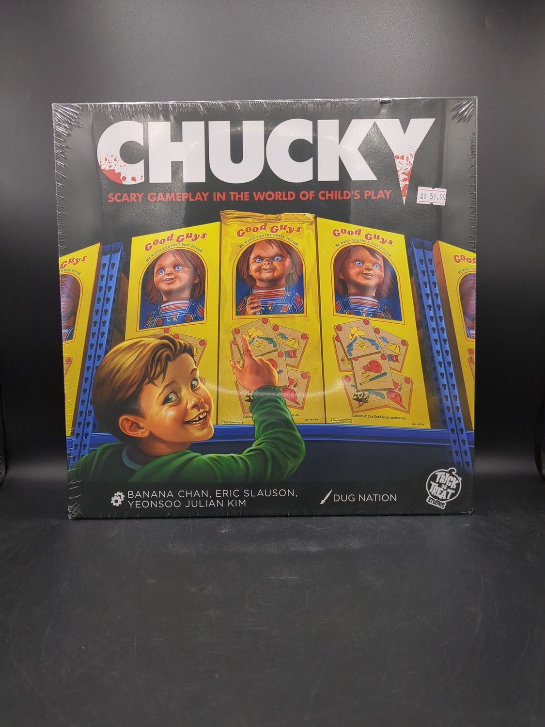 TRICK OR TREAT STUDIOS CHUCKY SCARY GAMEPLAY IN THE WORLD OF CHILD&#39;S PLAY BOARD GAME