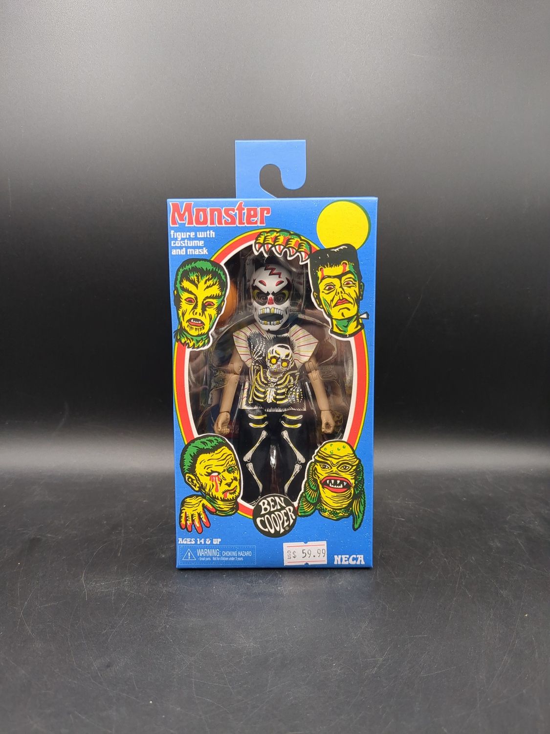 NECA MONSTER FIGURE WITH COSTUME AND MASK BEN COOPER FIGURE
