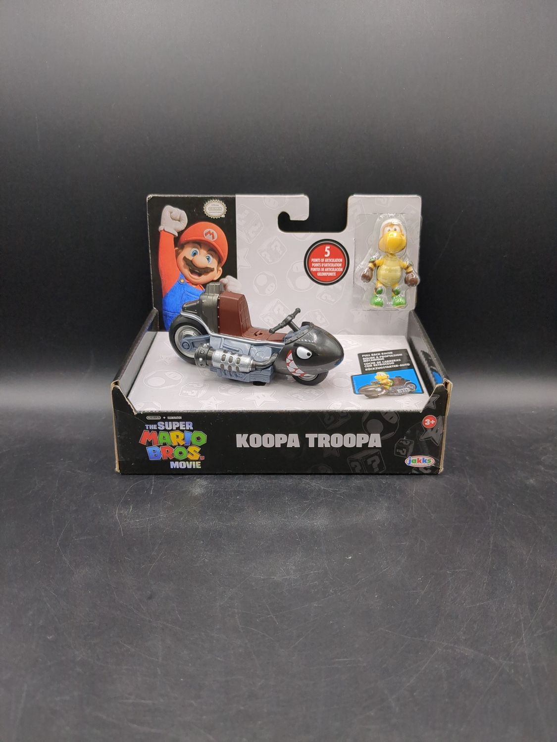 Mario Bros. Koopa troopa pullback racer Figure