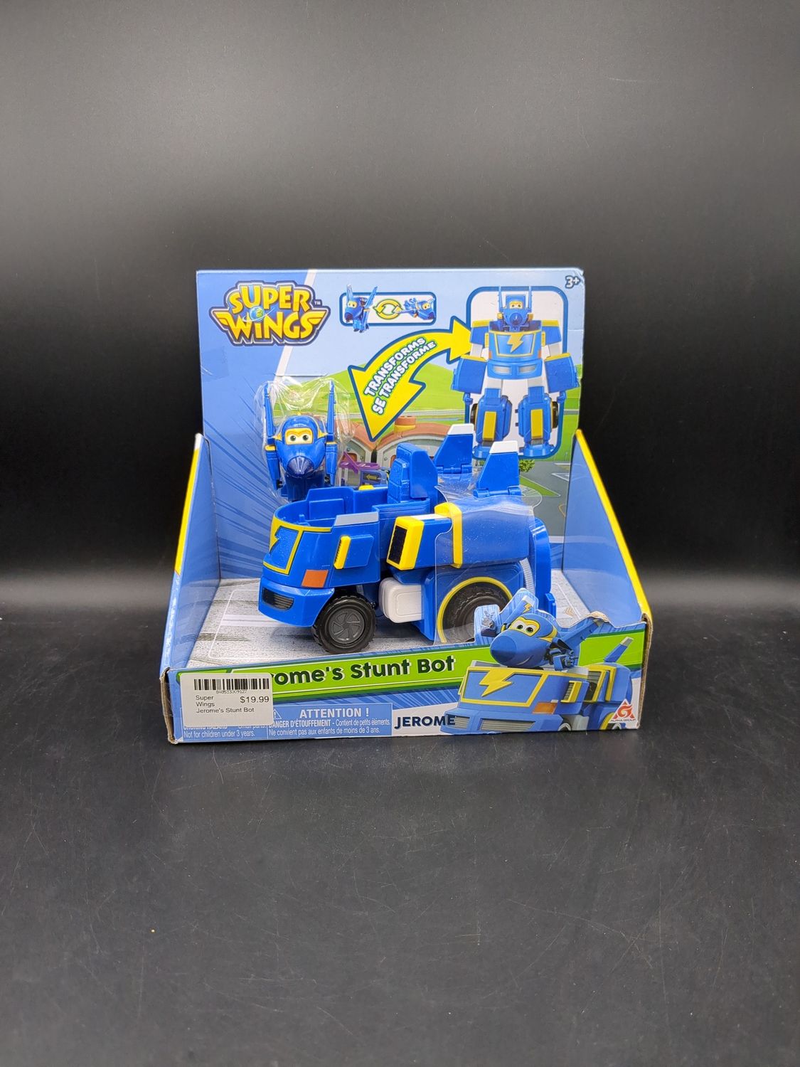 Super Wings Jerome&#39;s Stunt Bot Figure