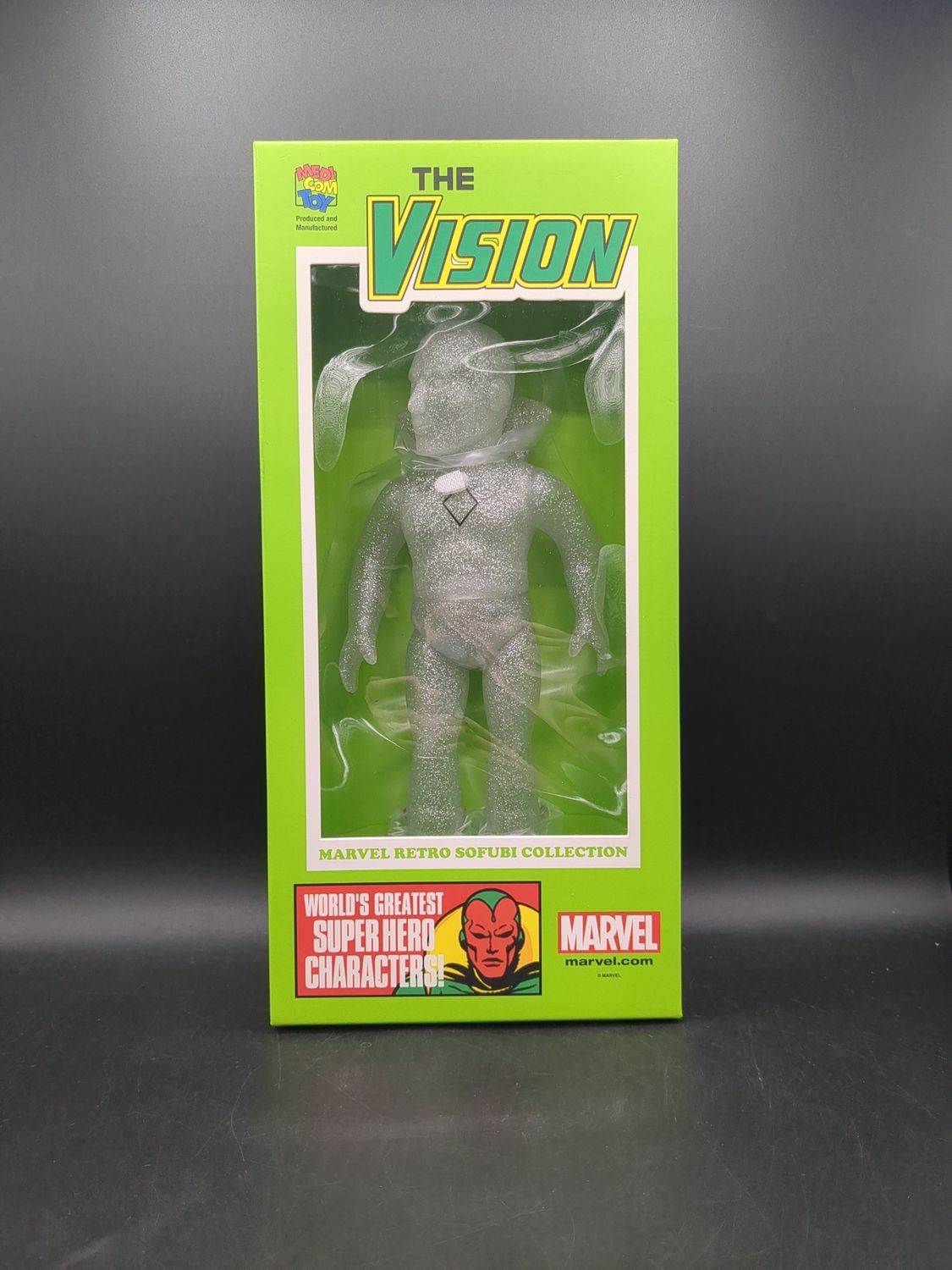 MediCom Toy Marvel Retro Sofubi Collection The Vision Figure