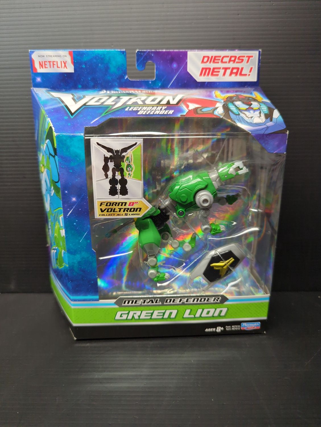 Voltron Metal Defender Green Lion Diecast Figure