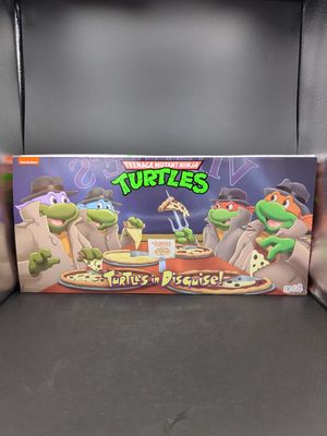 NECA TMNT Turtles in Disguise! Figures 4 - Pack