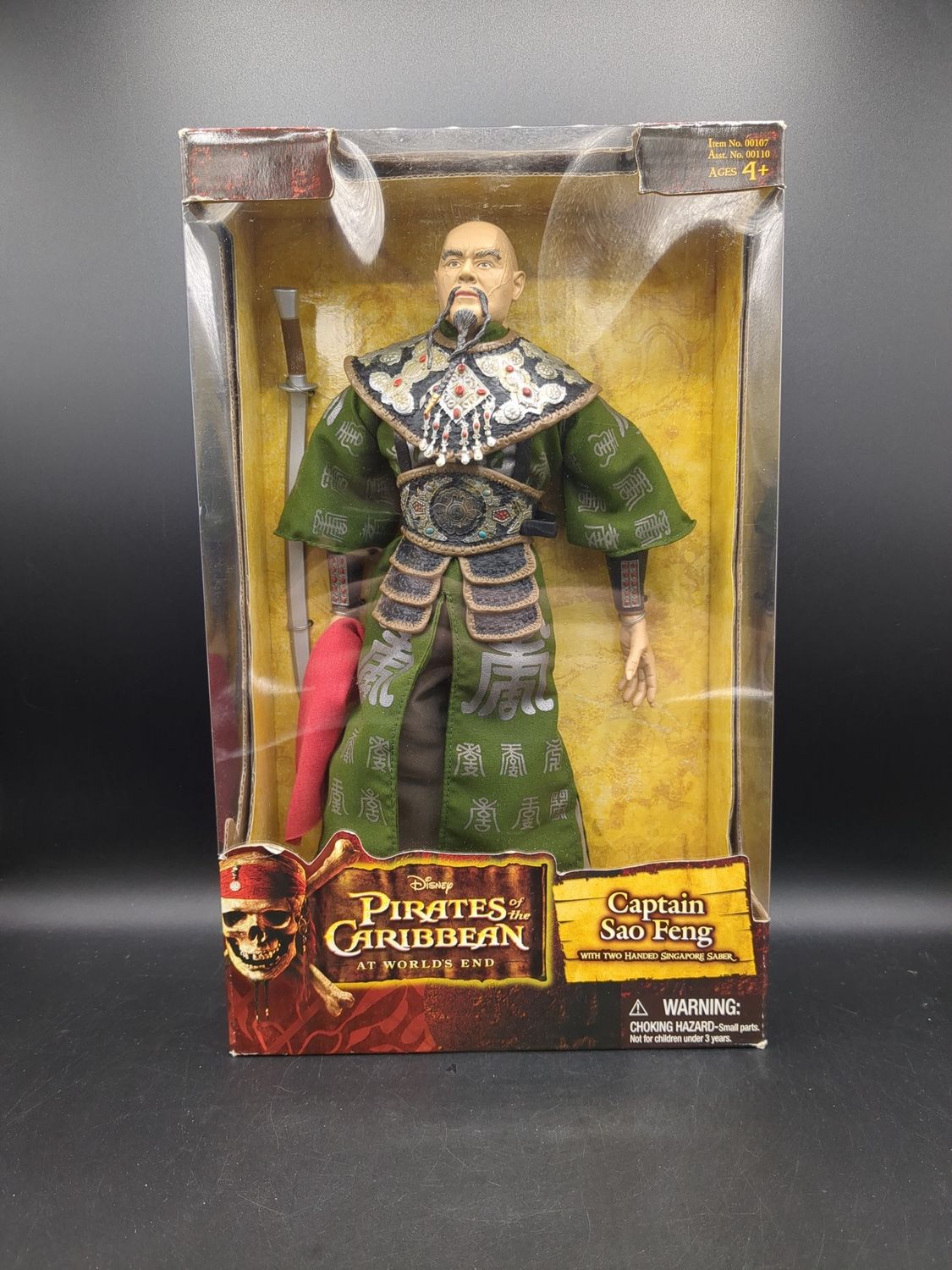 Zizzle Pirates of the Caribbean Captain Sao Feng Figure