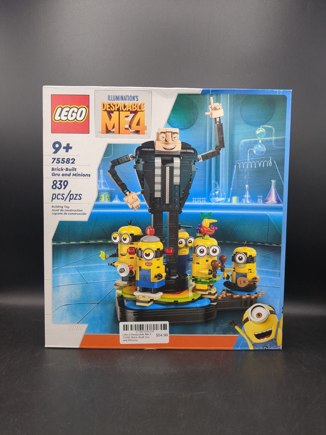 LEGO Despicable Me 4 75582 Brick–Built Gru And Minions