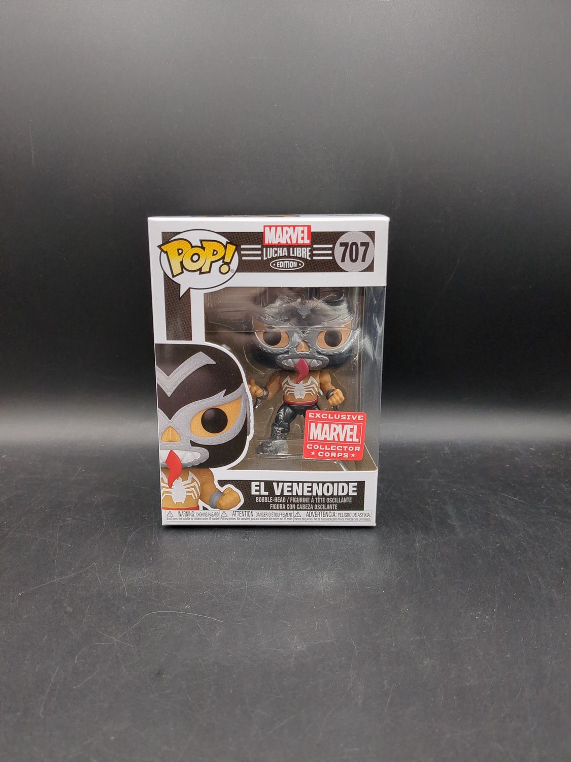 Funko Pop 707 Marvel Lucha Libre El Venenoide 2021