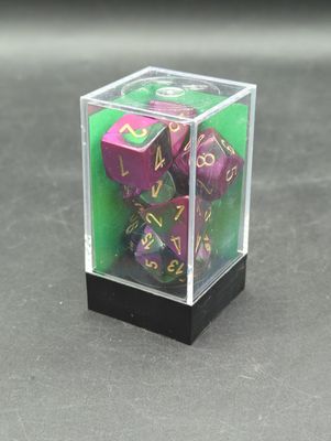 Chessex CHX 26434 Gemini Green-Purple/ gold Dice