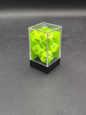 Chessex CHX 27430 Vortex Bright Green/ Black Dice