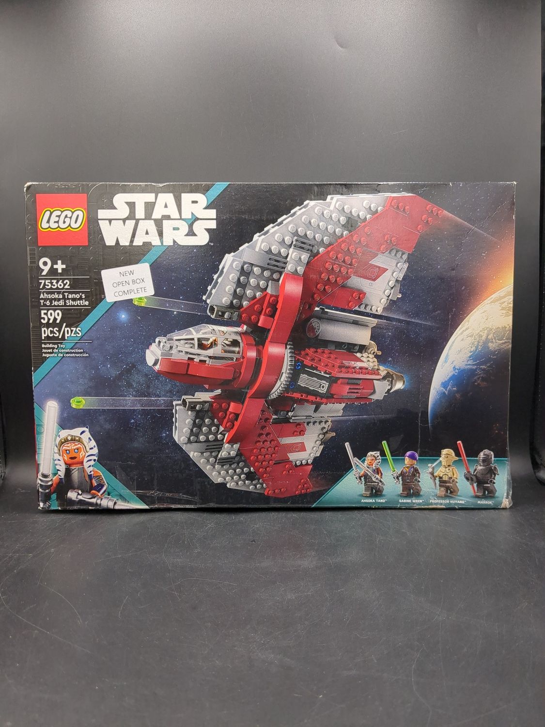 Lego 75362 Ashoka Tano&#39;s T-6 Jedi Shuttle Building Set (New Open Box; Complete)