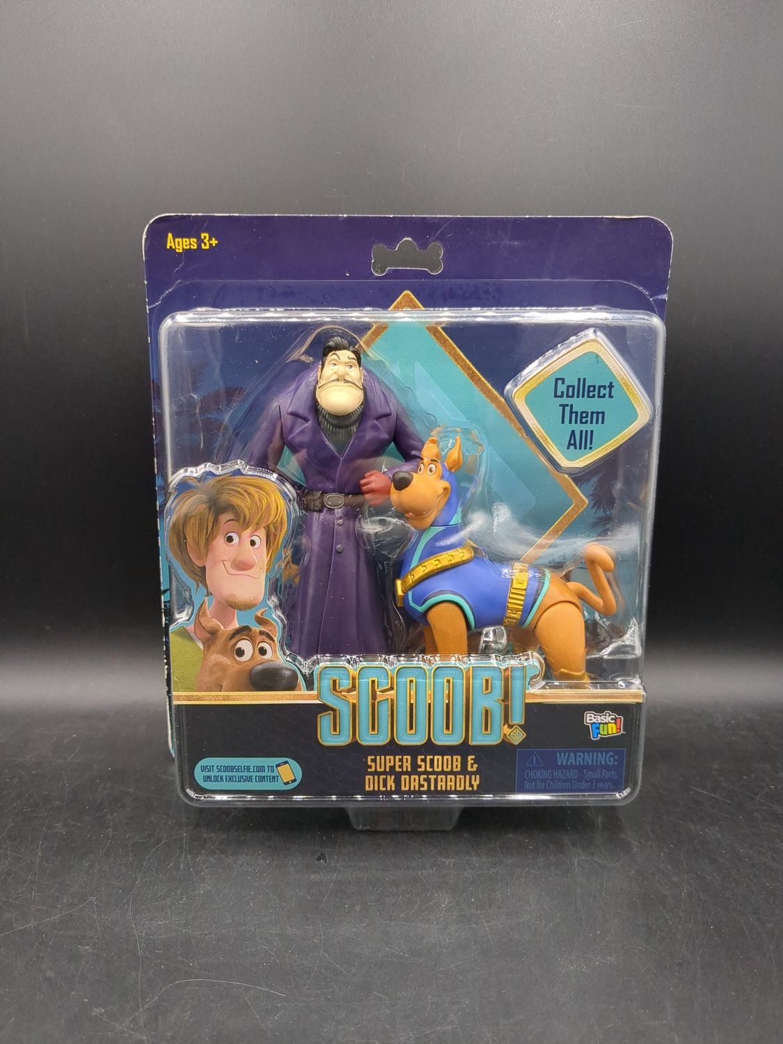 Basic Fun! Scoob! Super Scoob &amp; Dick Dastardly Action Figures 2020
