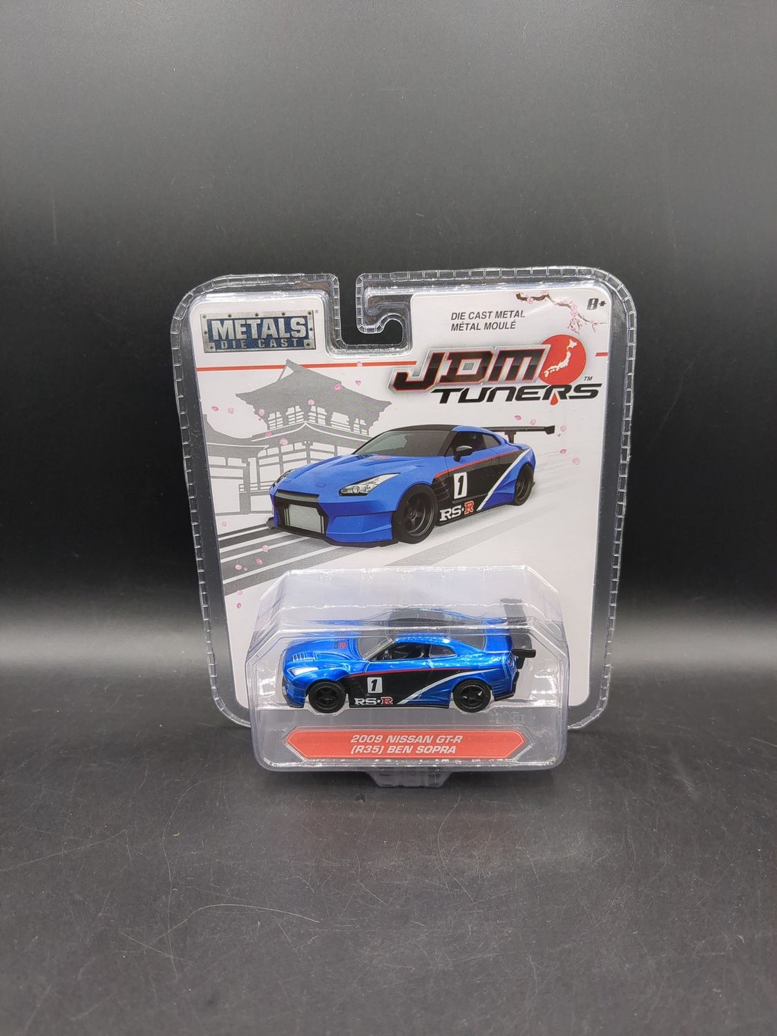 Jada Toys Metal Die Cast JDM Tuners 2009 Nissan GT-R (R35) Ben Sopra (Blue) Car 2017