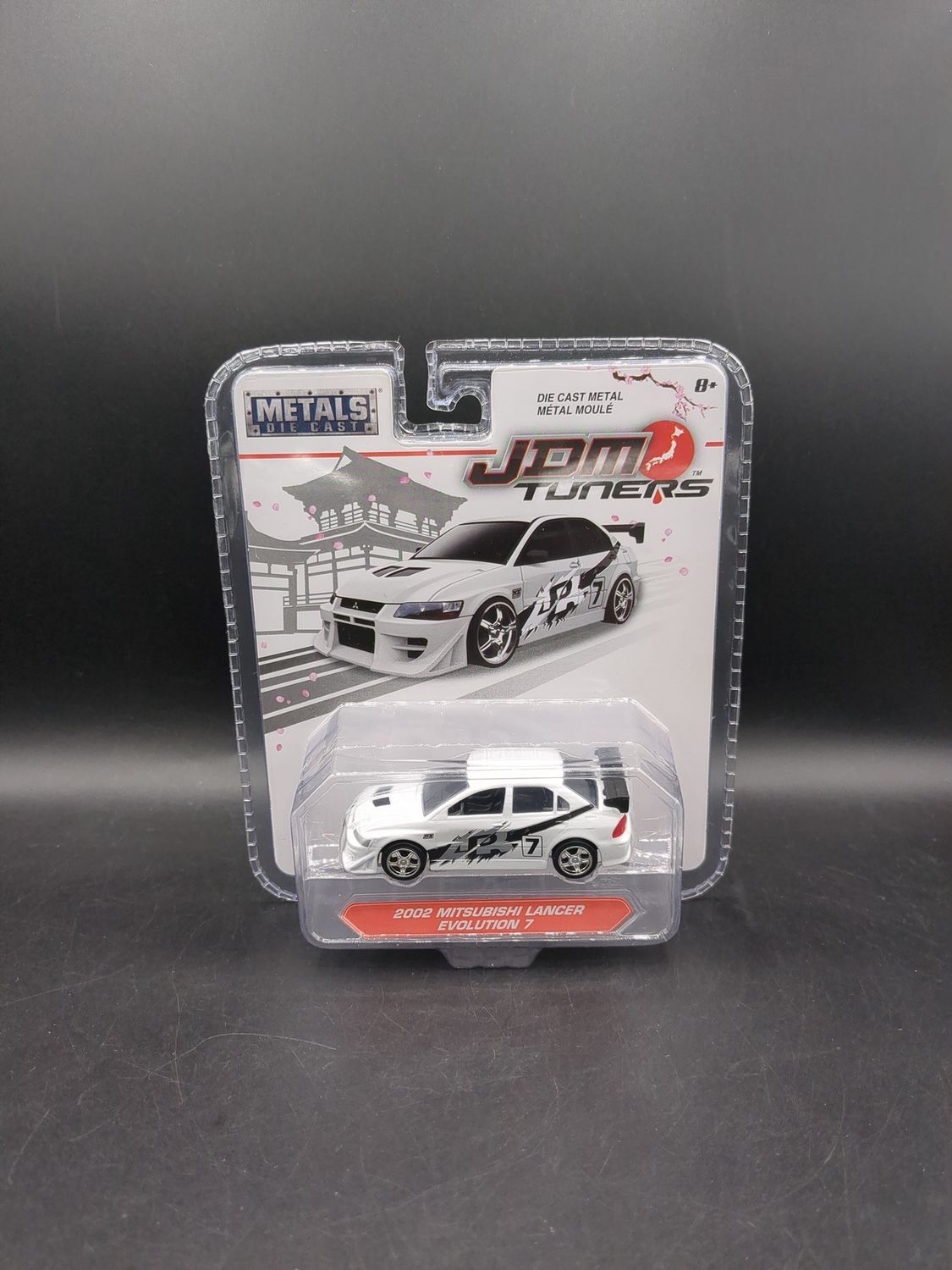 Jada Toys Metal Die Cast JDM Tuners 2002 Mitsubishi Lancer Evolution 7 Car 2017